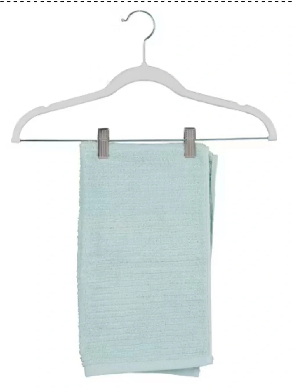 Simplify 12ct Velvet Suit Hanger w/Clips - White 17inches